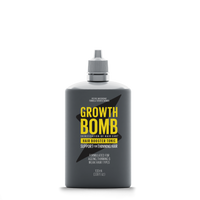 The Hair Booster Tonic by Growth Bomb US comes in a 100ml (3.38 fl oz) gray bottle with a pointed nozzle cap. It is designed for aging, thinning, and weak hair, providing targeted support and antioxidants to combat thinning hair.